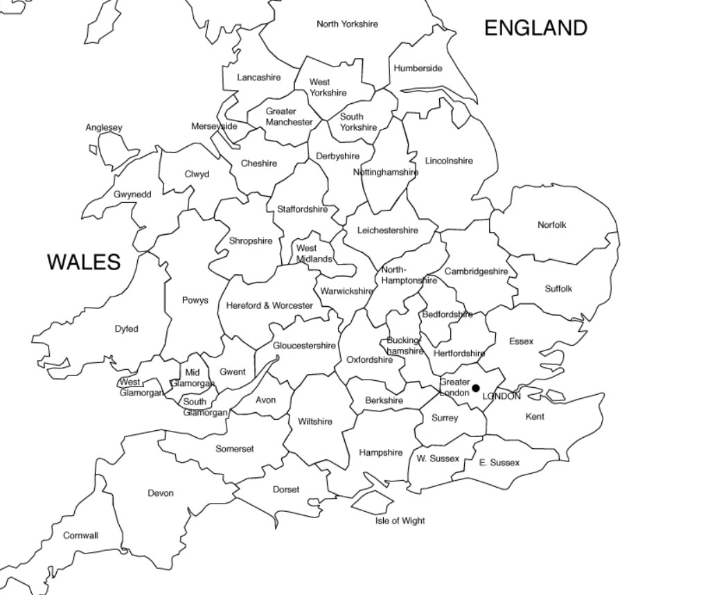 England Counties